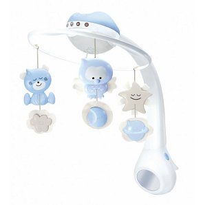 3 IN 1 PROJECTOR MUSICAL MOBILE(BLUE)