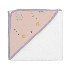 Μπουρνούζι Κάπα UNICORN  TOWEL 100X100 W/PINK