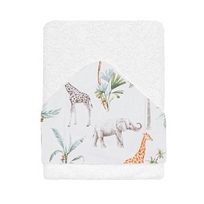 Μπουρνούζι Κάπα AFRICA  TOWEL 100X100 WHITE