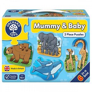 Παιδικό Puzzle Mummy & Baby 12pcs Orchard