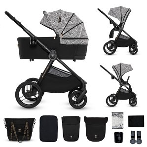 Kinderkraft Multifunctional Baby Stroller 2IN1 NEA 2 BIZUU LUNAR BLACK