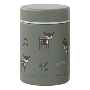 Fresk Θερμός Φαγητού Διπλού Τοιχώματος Από Ανοξείδωτο Ατσάλι 300ml Deer Olive