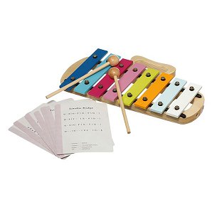 Xylophone in wood and metal