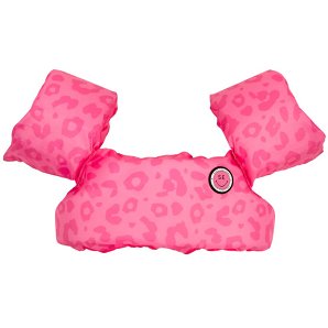 Swim Essentials Μπρατσάκια Με Σωσίβιο Από 2-6 ετών Και 15-30kg Pink Leopard