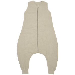 Meyco 100% Βαμβακερός Υπνόσακος 2.0 Tog με Ποδαράκια Muslin Sand 80cm