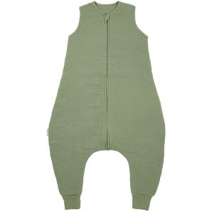 Meyco 100% Βαμβακερός Υπνόσακος 2.0 Tog με Ποδαράκια Muslin Olive Green 104cm