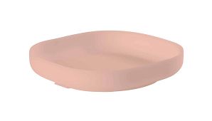 Εκπαιδευτικό Πιάτο απο Σιλικόνη Beaba Light Pink