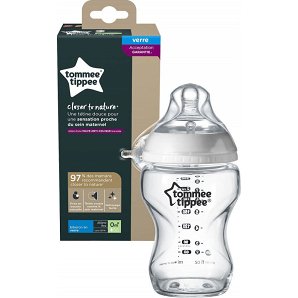 Γυάλινο Μπιμπερό Μικρής Ροής 250ML Closer To Nature