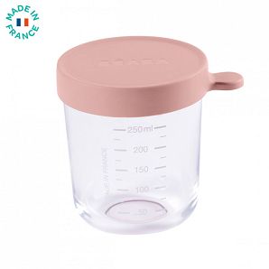 Δοχείο Αποθήκευσης Φαγητού Γυάλινο 250 ml Old Pink