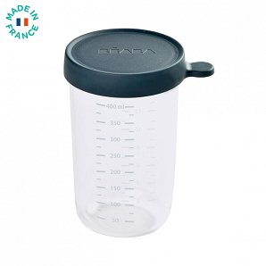 Δοχείο Αποθήκευσης Φαγητού Γυάλινο 400ml Dark Blue