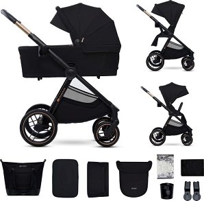 Kinderkraft Multifunctional Baby Stroller 2IN1 NEA 2 MIDNIGHT BLACK