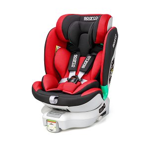 Βρεφικό Παιδικό Κάθισμα Αυτοκινήτου SPARCO  I-SIZE + TOP TETHER BLACK/RED