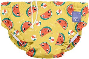 BAMBINO MIO REUSABLE SWIM NAPPY, MELLOW MELLON, LARGE (1-2 YEARS)