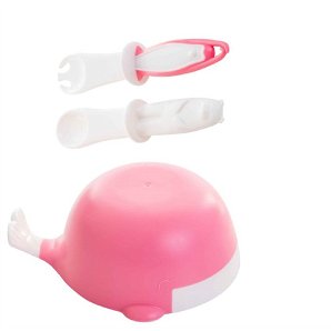 Baby whale meal set - Pink