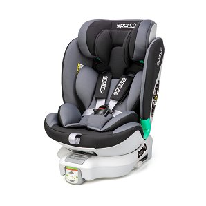 Βρεφικό Παιδικό Κάθισμα Αυτοκινήτου SPARCO  I-SIZE + TOP TETHER BLACK/GREY