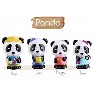 Klorofil Set of Panda Family (Bao, Jian, Tam, Poppy)