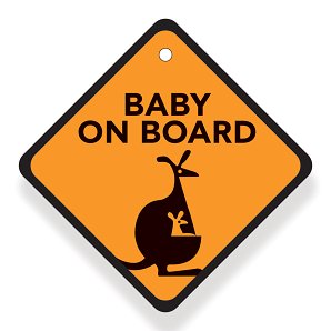 Babywise Cartoon Baby on Board