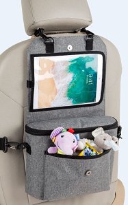 IPAD organzier for car and stroller grey