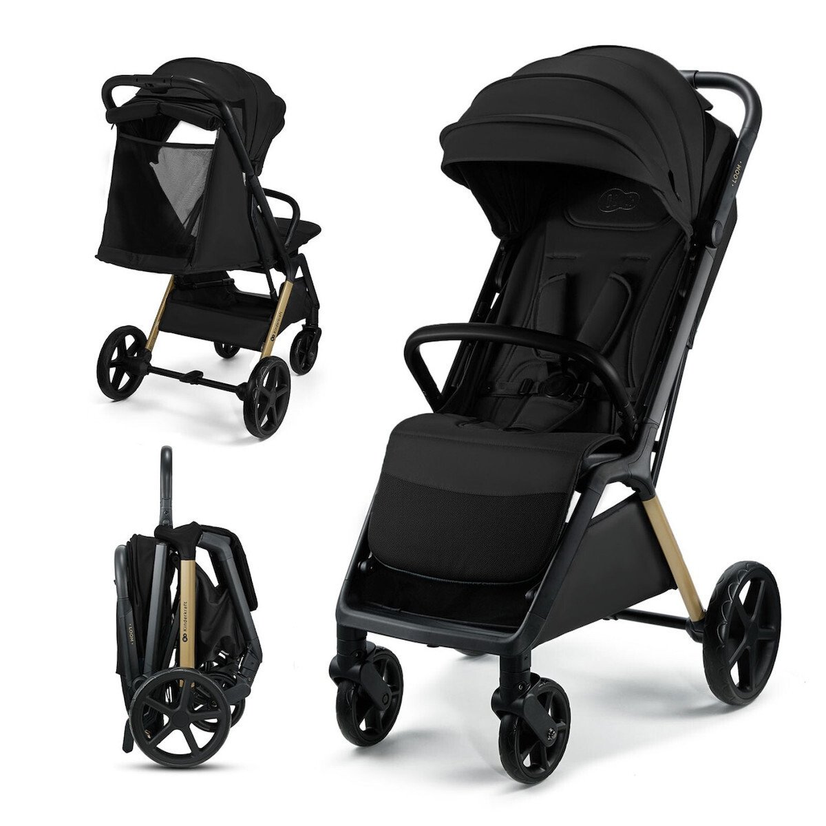 Kinderkraft stroller LOOM INK BLACK