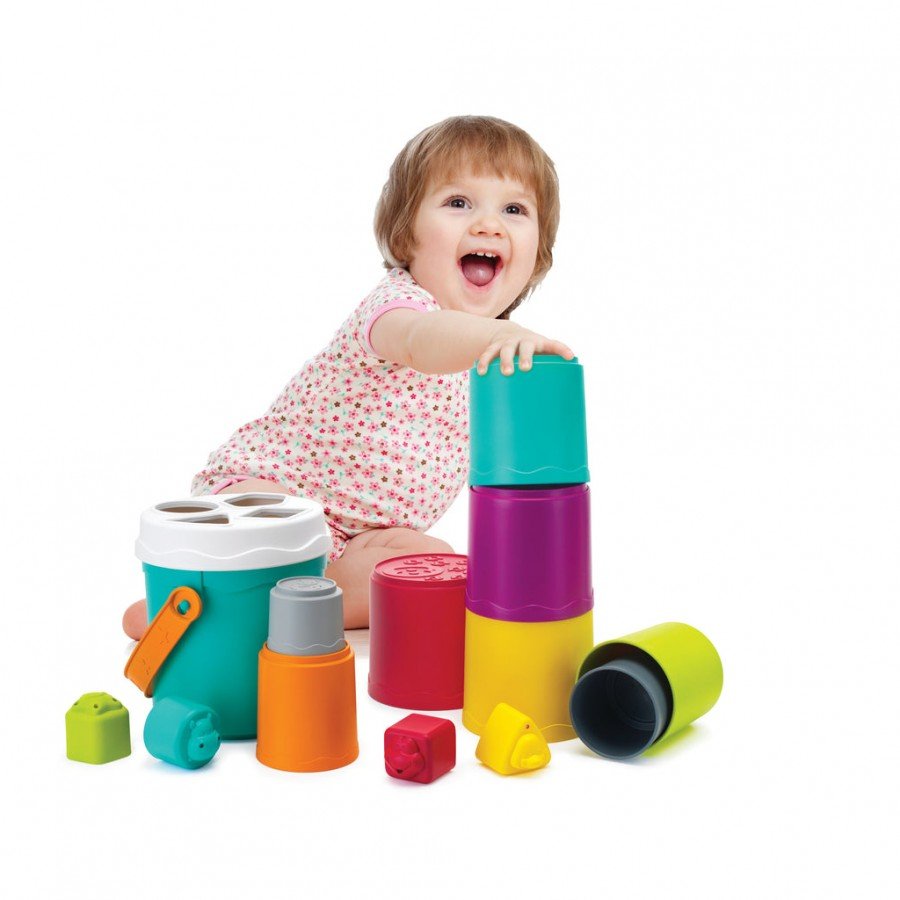 SHAPE SORTING STACK N' NEST BUCKETS