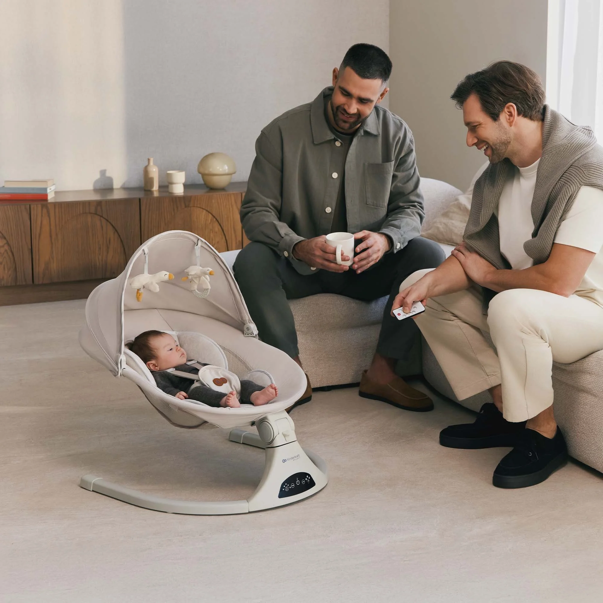 Kinderkraft bouncer TULSY grey