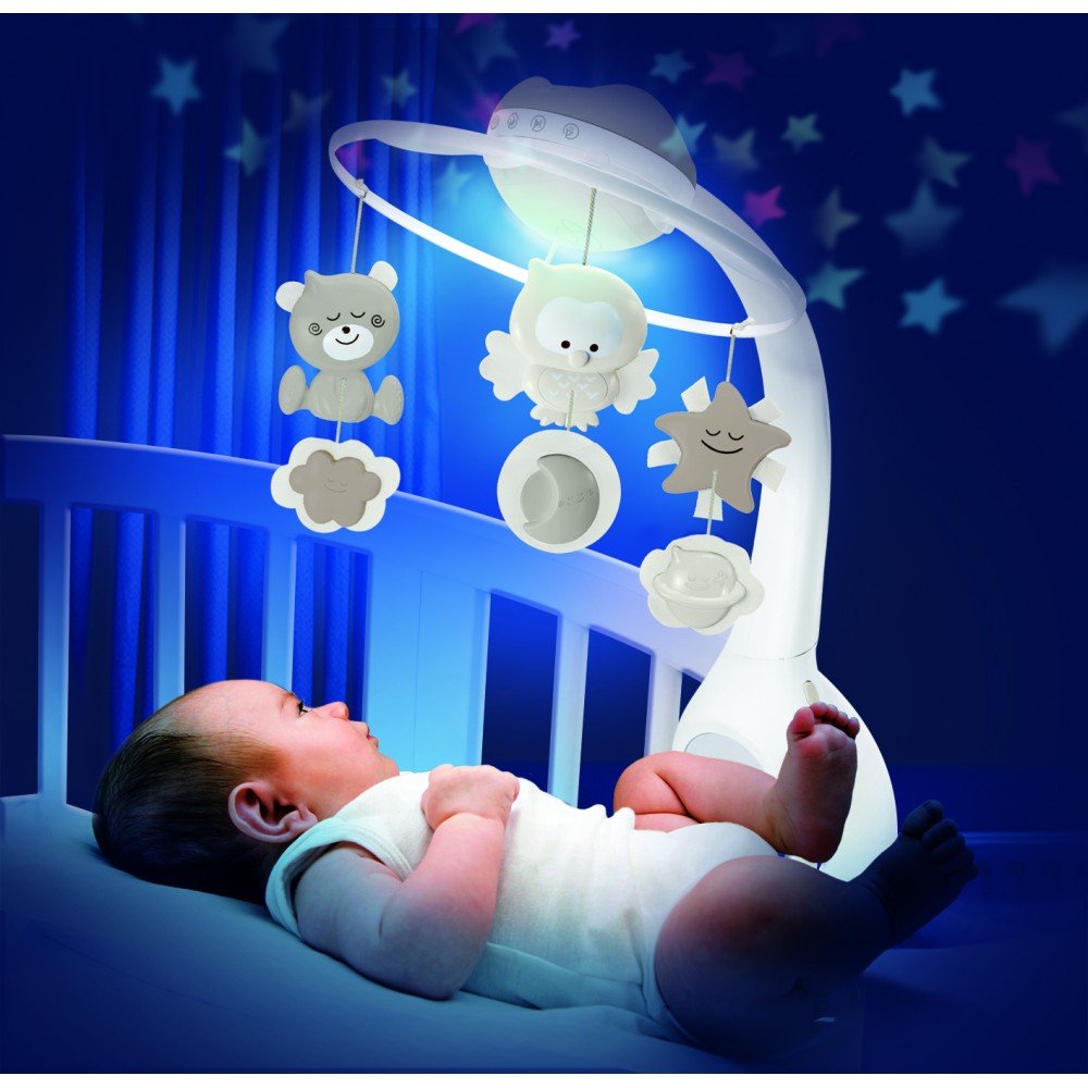 3 IN 1 PROJECTOR MUSICAL MOBILE(BLUE)