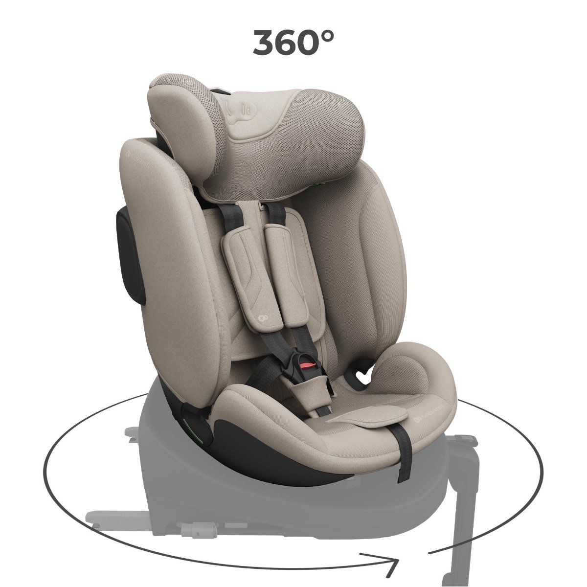 Kinderkraft Car Seat I-FIX ENDURA SAFE 61-150 cm BEIGE