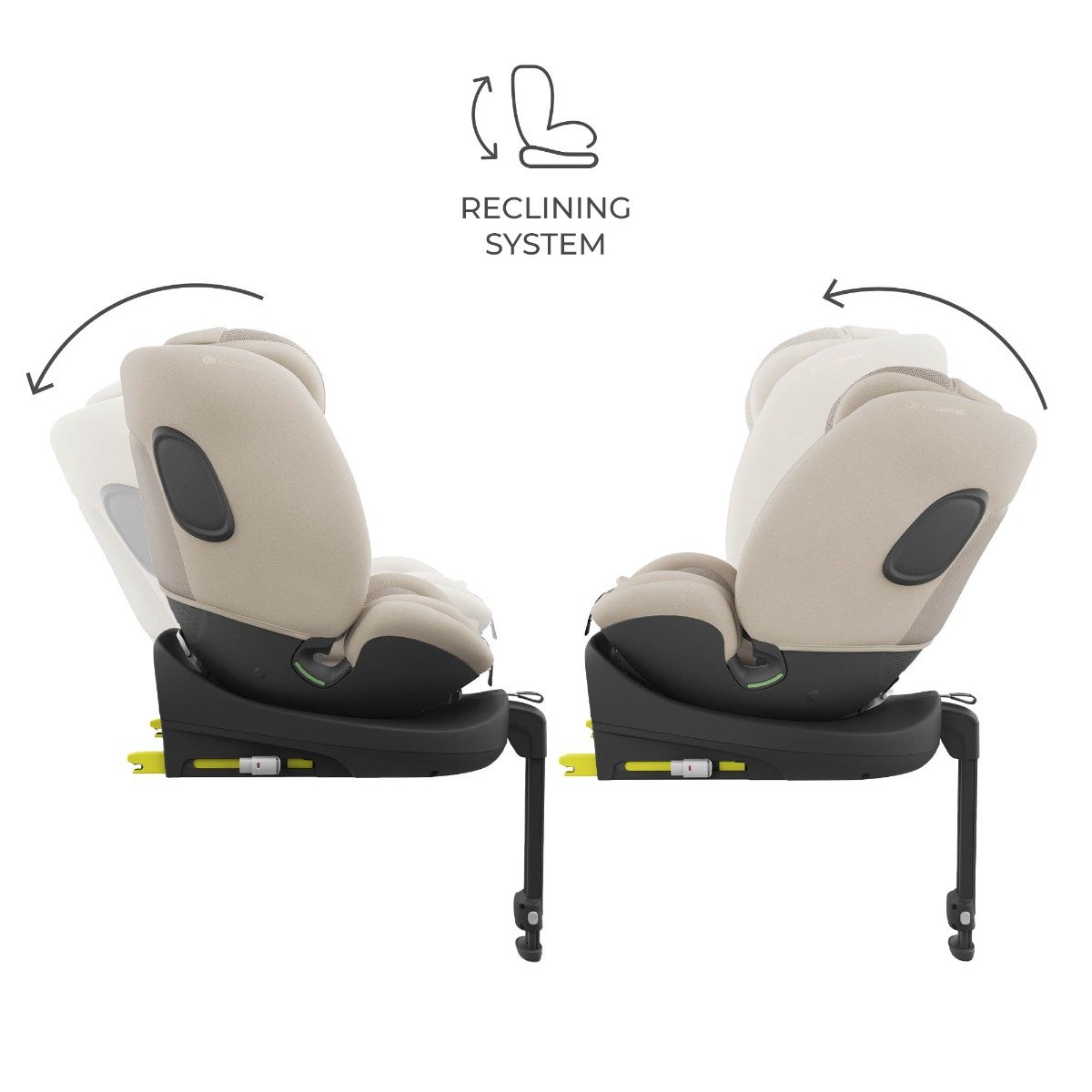 Kinderkraft Car Seat I-FIX ENDURA SAFE 61-150 cm BEIGE