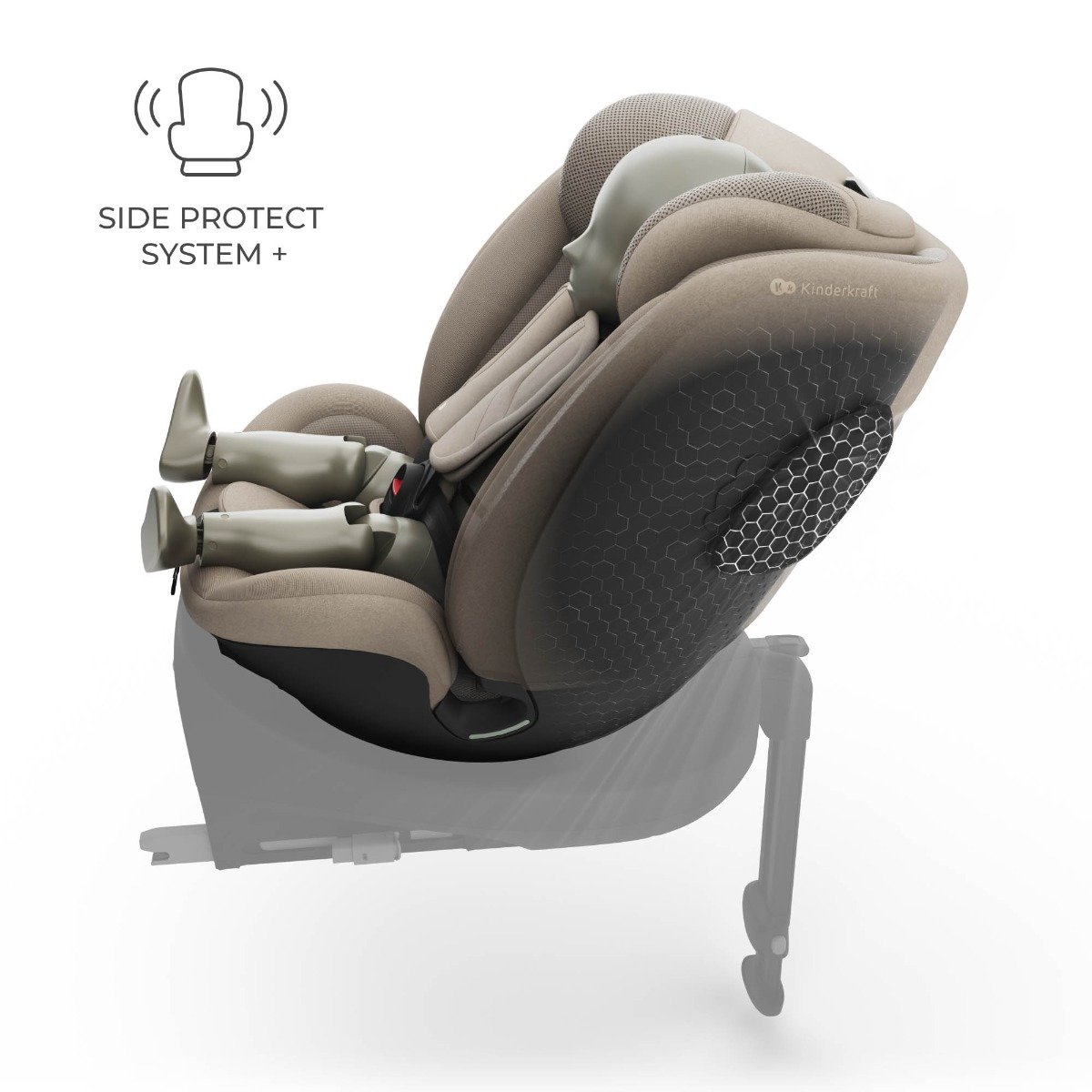 Kinderkraft Car Seat I-FIX ENDURA SAFE 61-150 cm BEIGE
