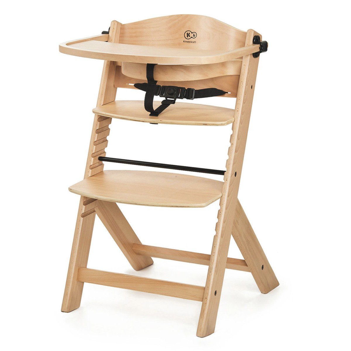 Kinderkraft high chair ENOCK + bouncer CALMEE grey