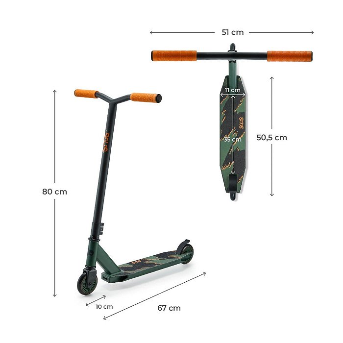 Kinderkraft scooter SOLIS Green