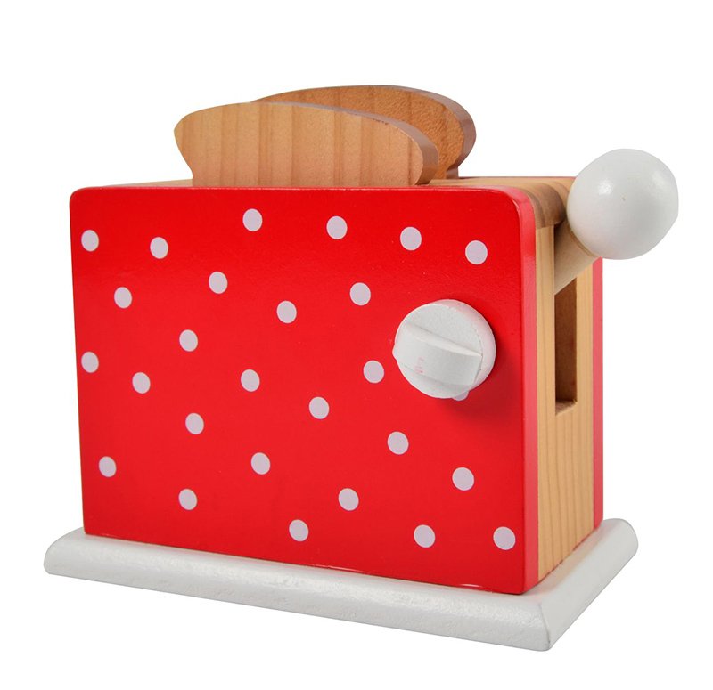 Toaster red w. dots