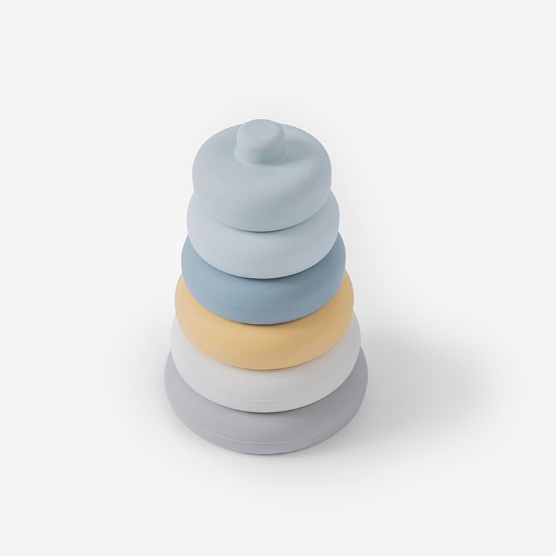 Minene – Παιχνίδι Στοίβαξης Happy Circle, Light Blue