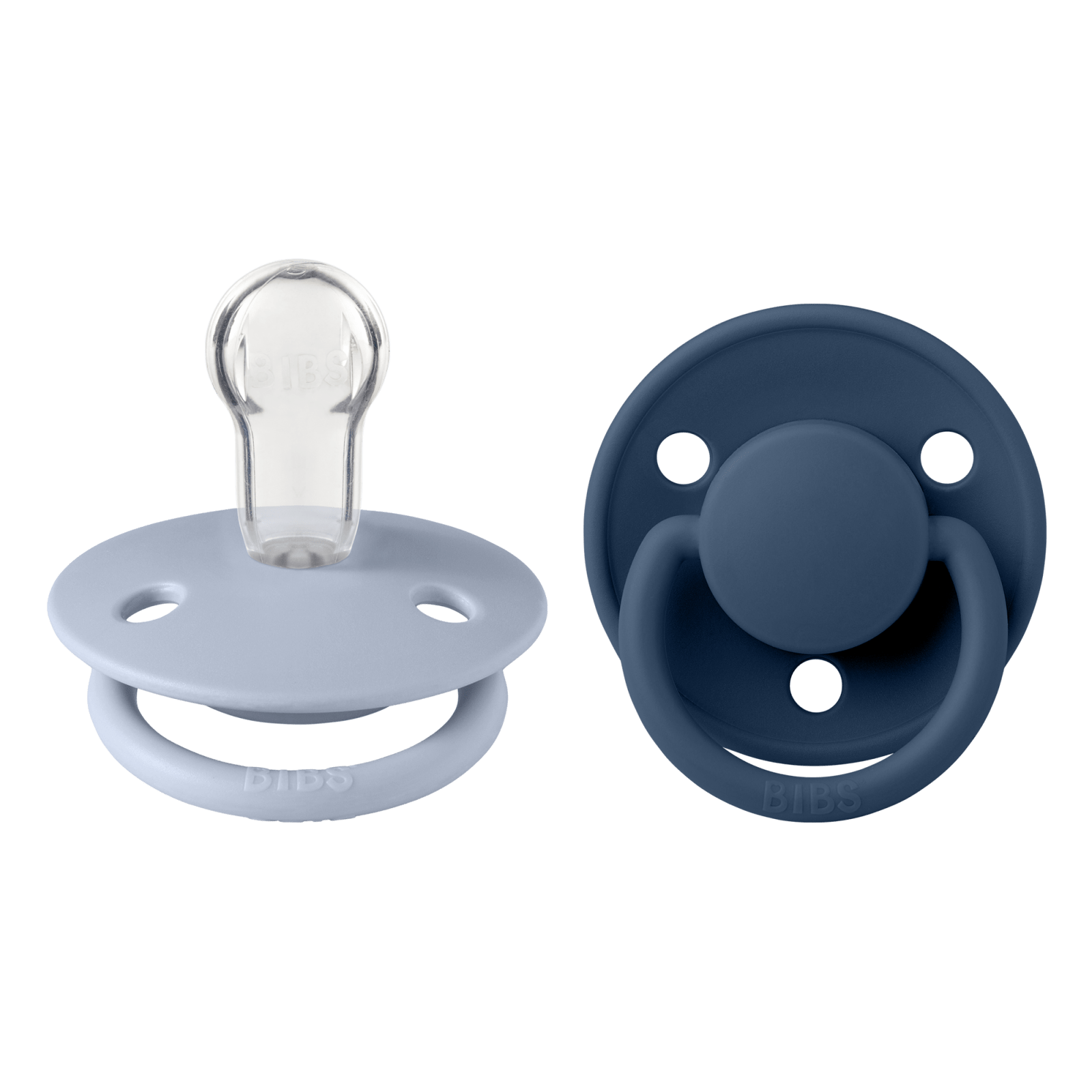 ΠΙΠΙΛΕΣ BIBS DE LUX SILICONE ONESIZE DUSTY BLUE/STEEL BLUE