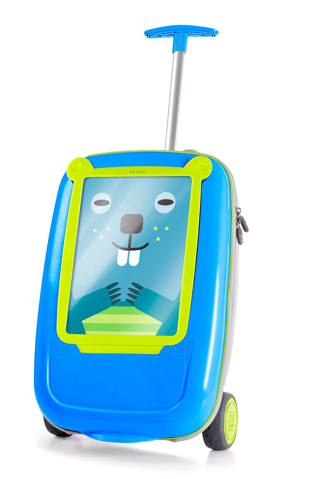 Παιδική Βαλιτσα με Ροδάκια Govinci Blue/Green