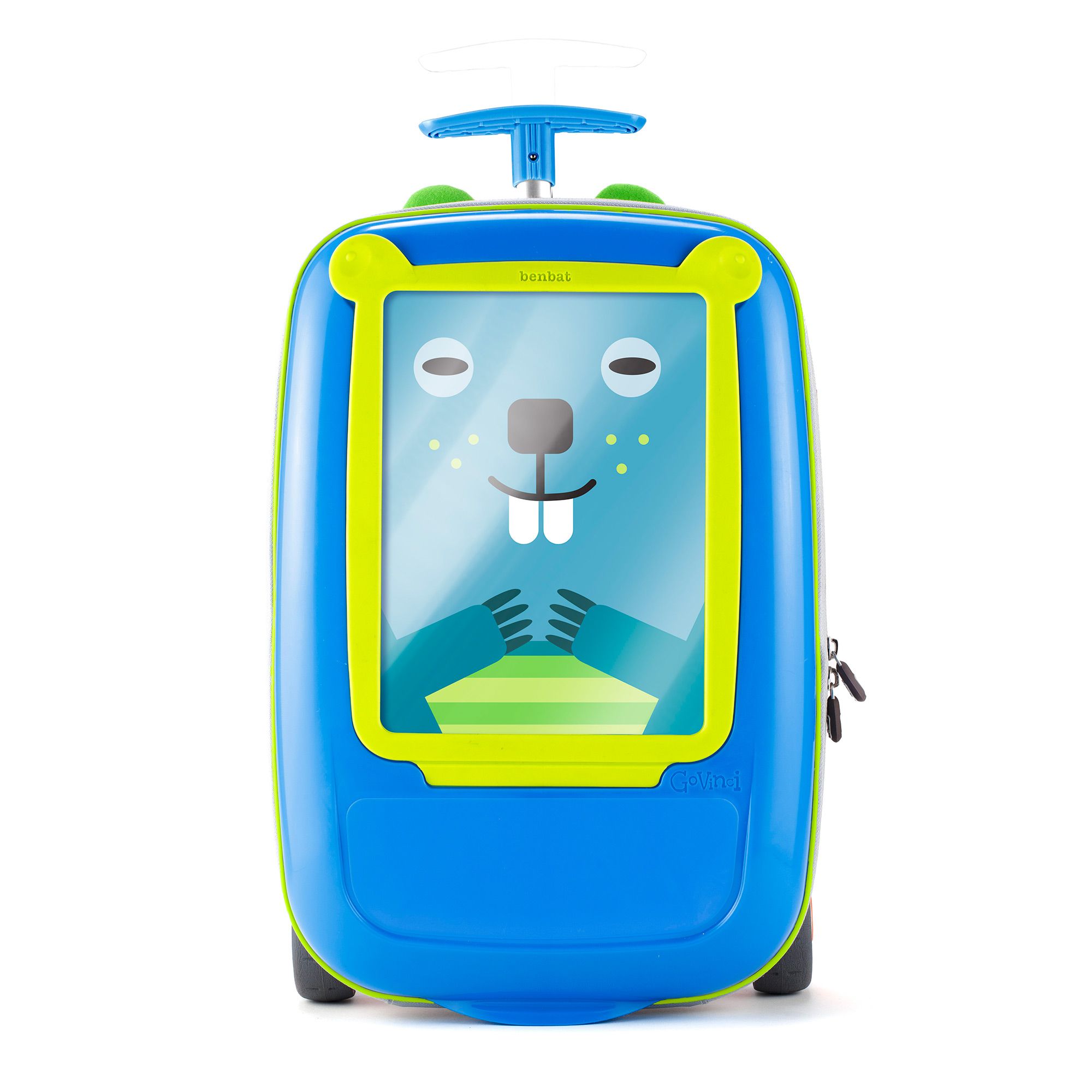 Παιδική Βαλιτσα με Ροδάκια Govinci Blue/Green