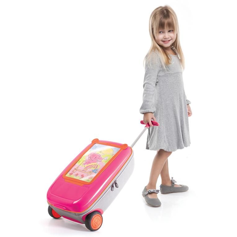 Παιδική Βαλιτσα με Ροδάκια Govinci Pink/Orange