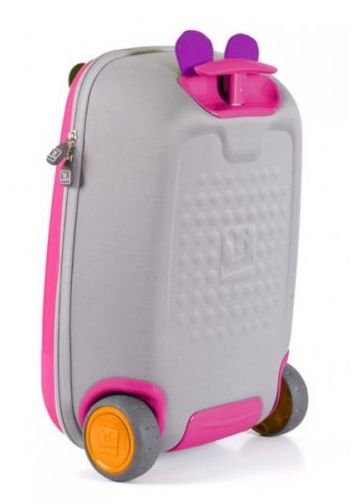 Παιδική Βαλιτσα με Ροδάκια Govinci Pink/Orange