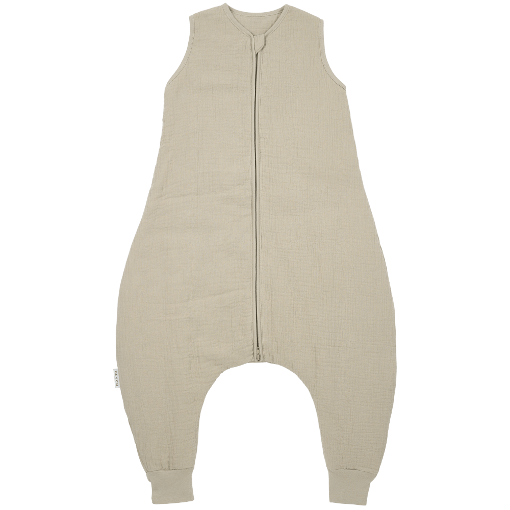 Meyco 100% Βαμβακερός Υπνόσακος 2.0 Tog με Ποδαράκια Muslin Sand 80cm