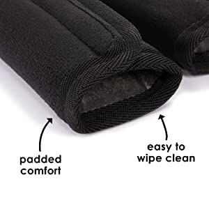 Προστατευτικά μαξιλαράκια για ζώνες Soft Universal Black