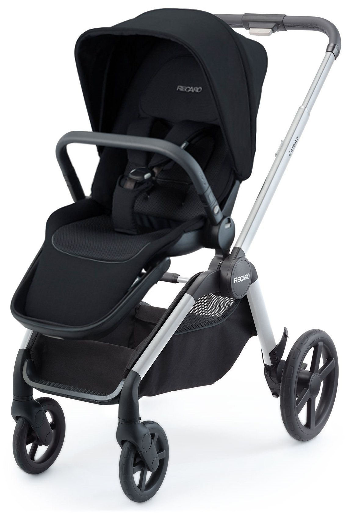 Βρεφικό Καρότσι Recaro Celona Silver Select Νight Black