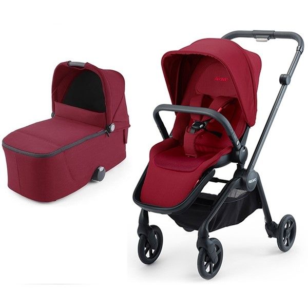 Duo Set Recaro Sadena Select Garnet Red ( Μαύρος Σκελετός )