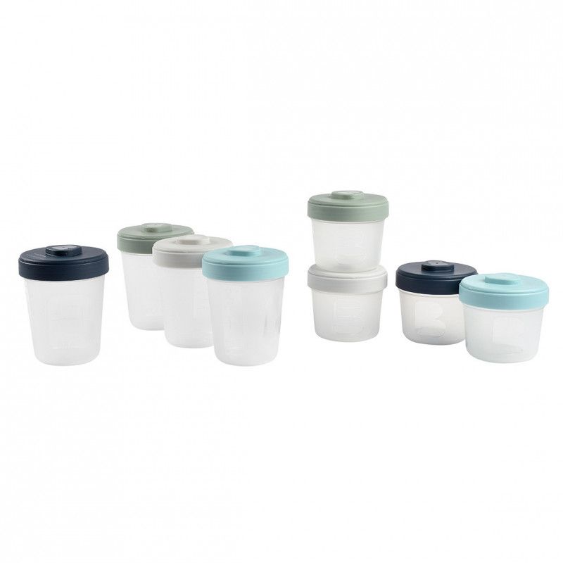 Δοχεία Αποθήκευσης Φαγητού 8 τεμ.Multy Colour 3 (4x250ml + 4x150ml)