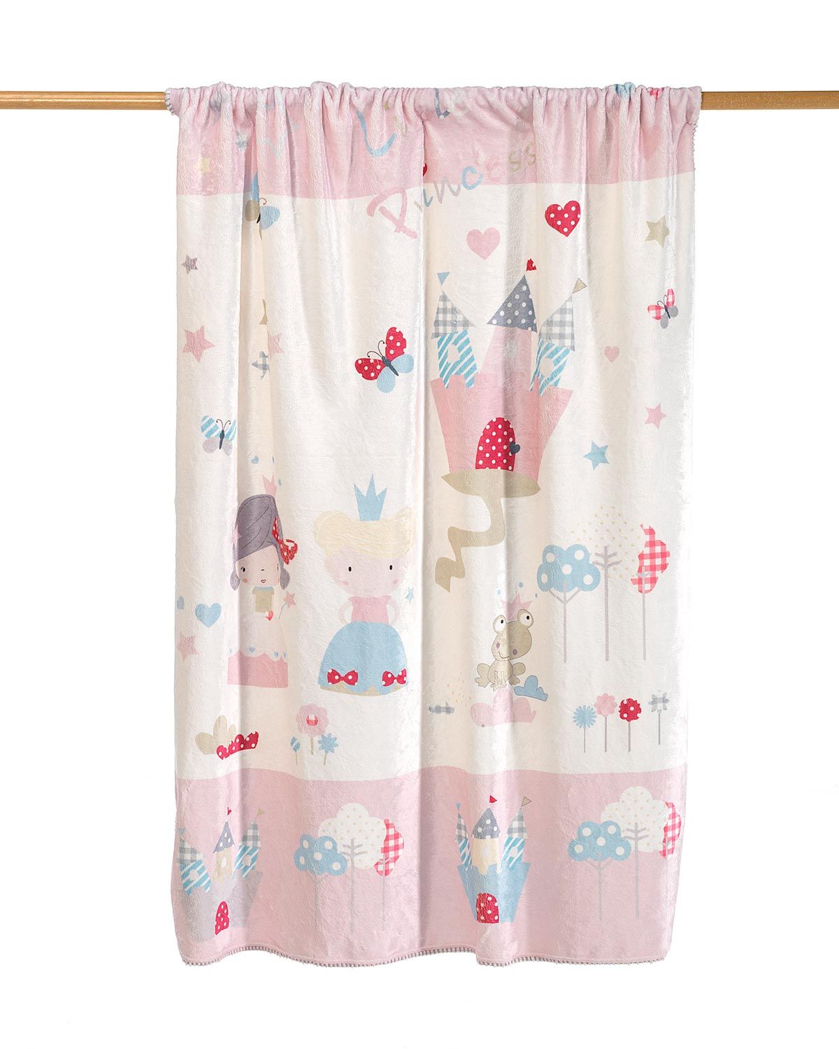Βρεφική Κουβέρτα Lumpi Pink 110x140