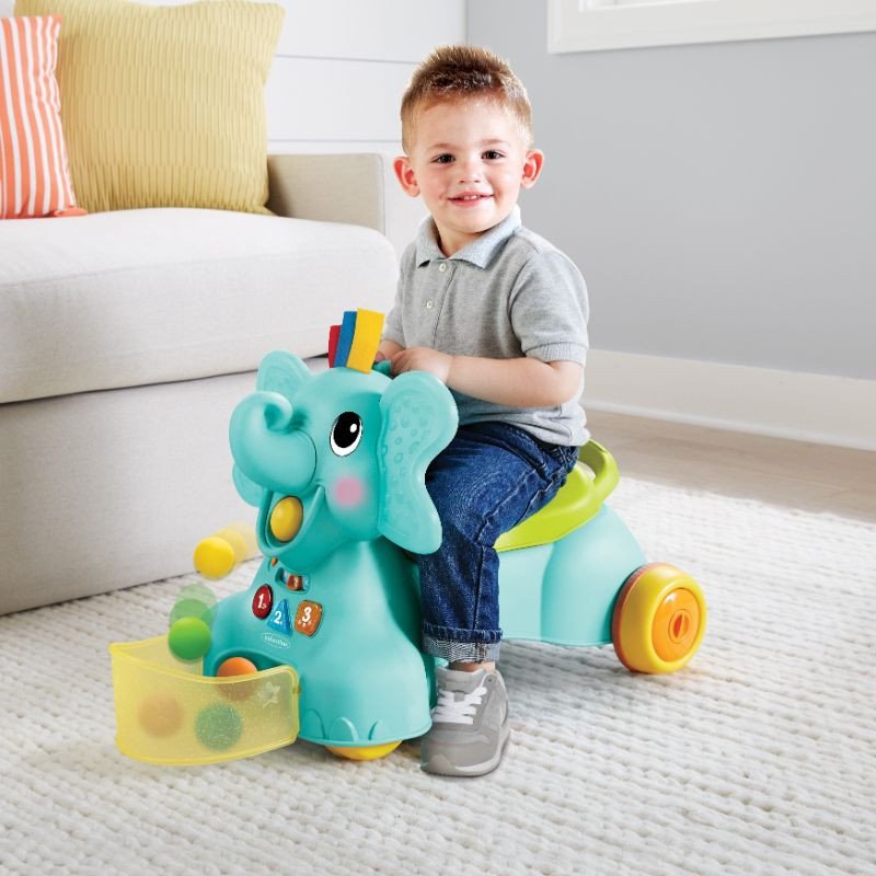 3-IN-1 SIT-WALK & RIDE ELEPHANT