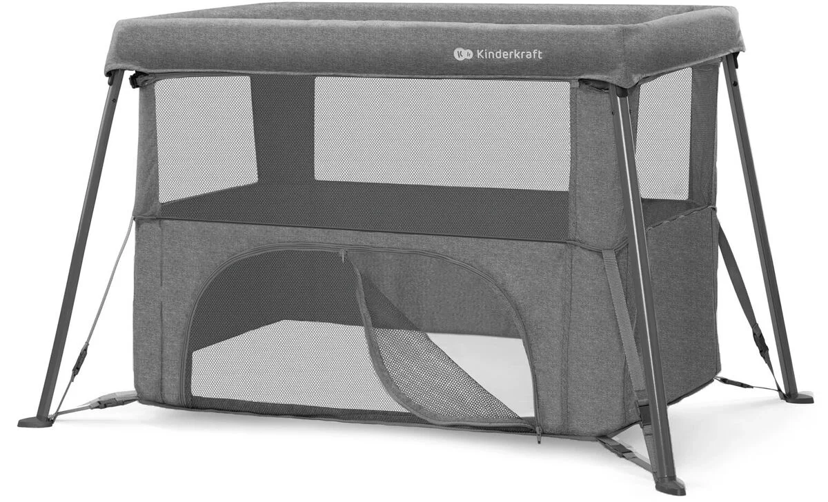 Kinderkraft Travel Cot CAMI GREY