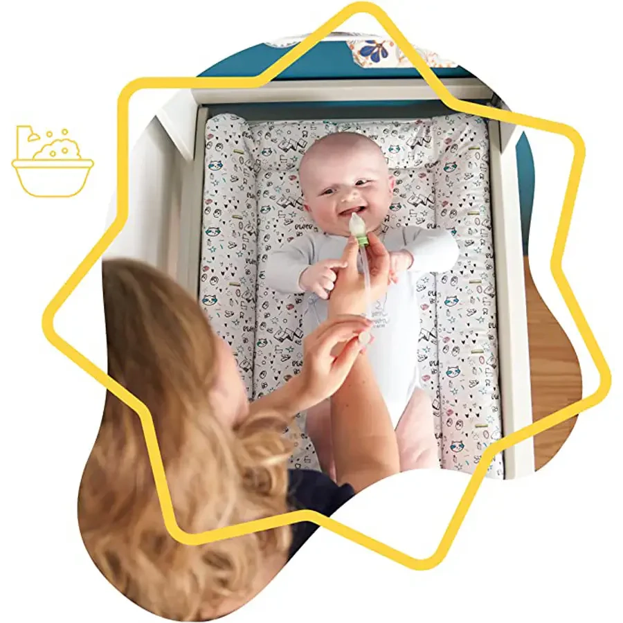 Flexible baby nasal aspirator