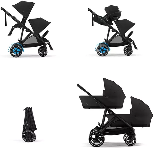 CYBEX eGazelle S BLK BP moon black/black