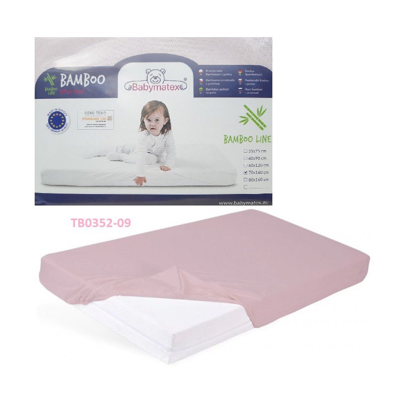 FITTED SHEET BABMOO 70x140