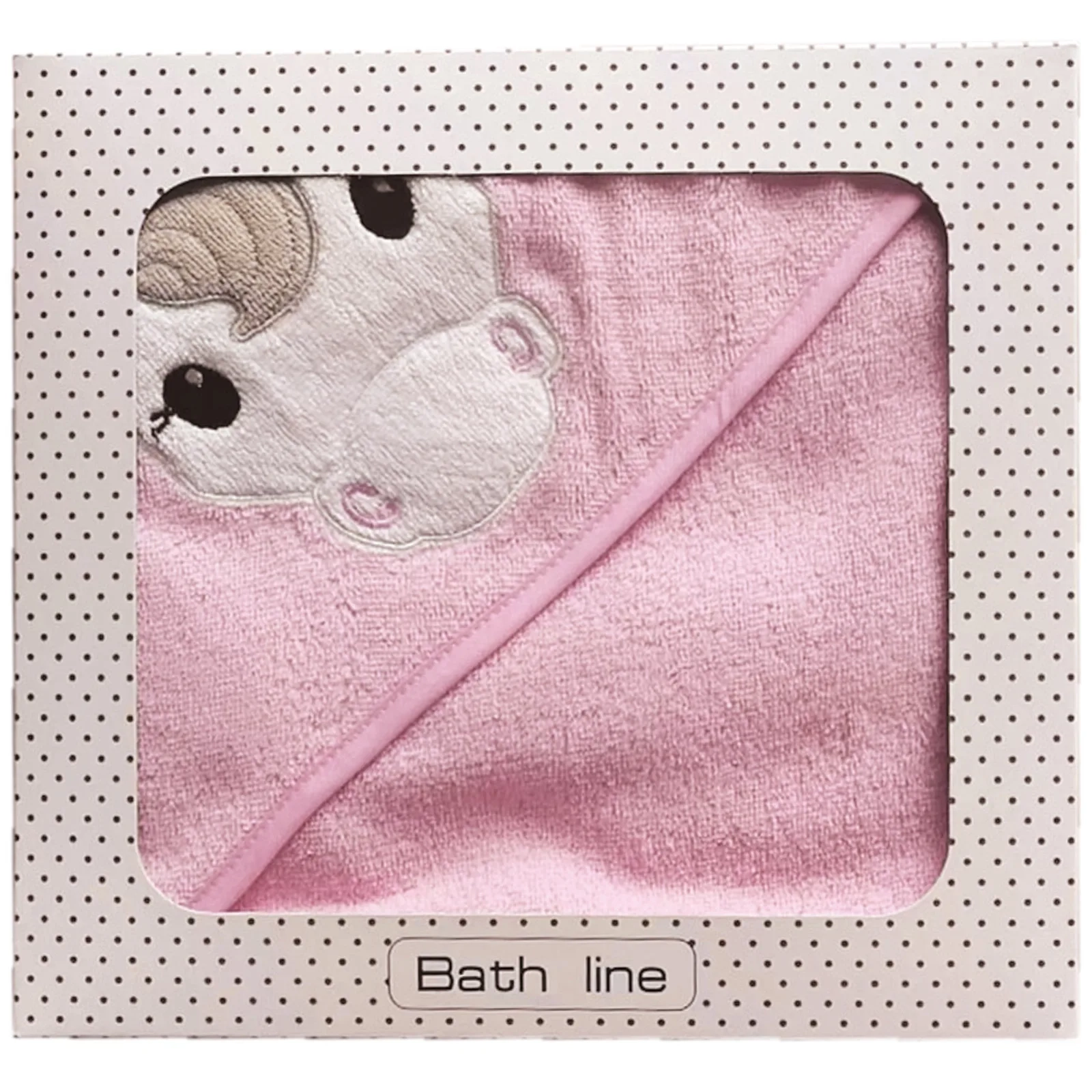 Κάπα μπάνιου BABY SMILE Pink